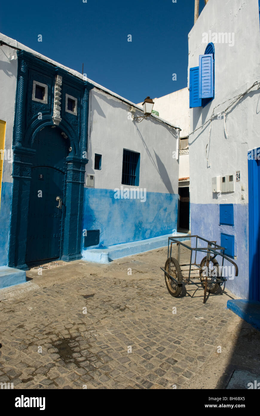 La Kasbah des Oudaias, Rabat, Maroc. Banque D'Images