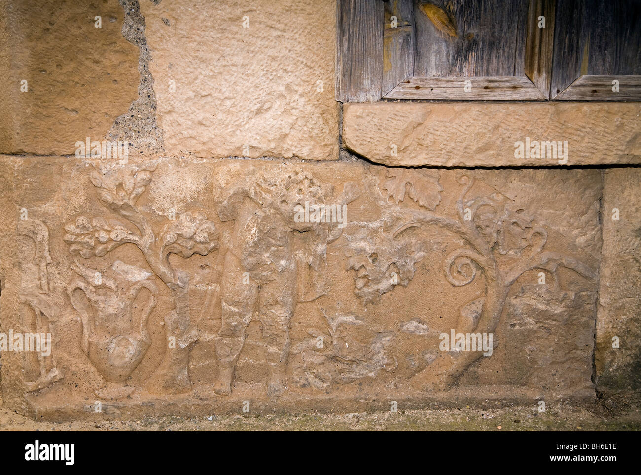 Les détails architecturaux de Safranbolu Turquie maisons Banque D'Images