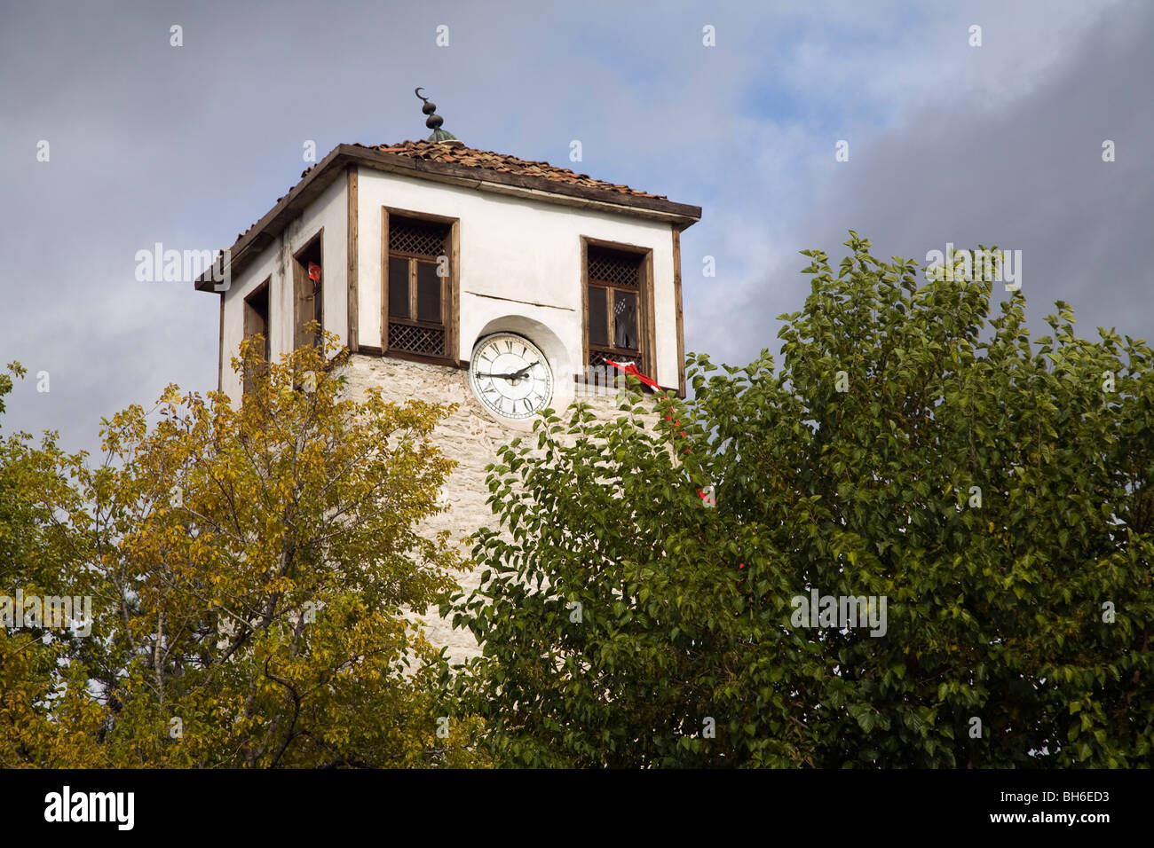 Les détails architecturaux de Safranbolu Turquie maisons Banque D'Images