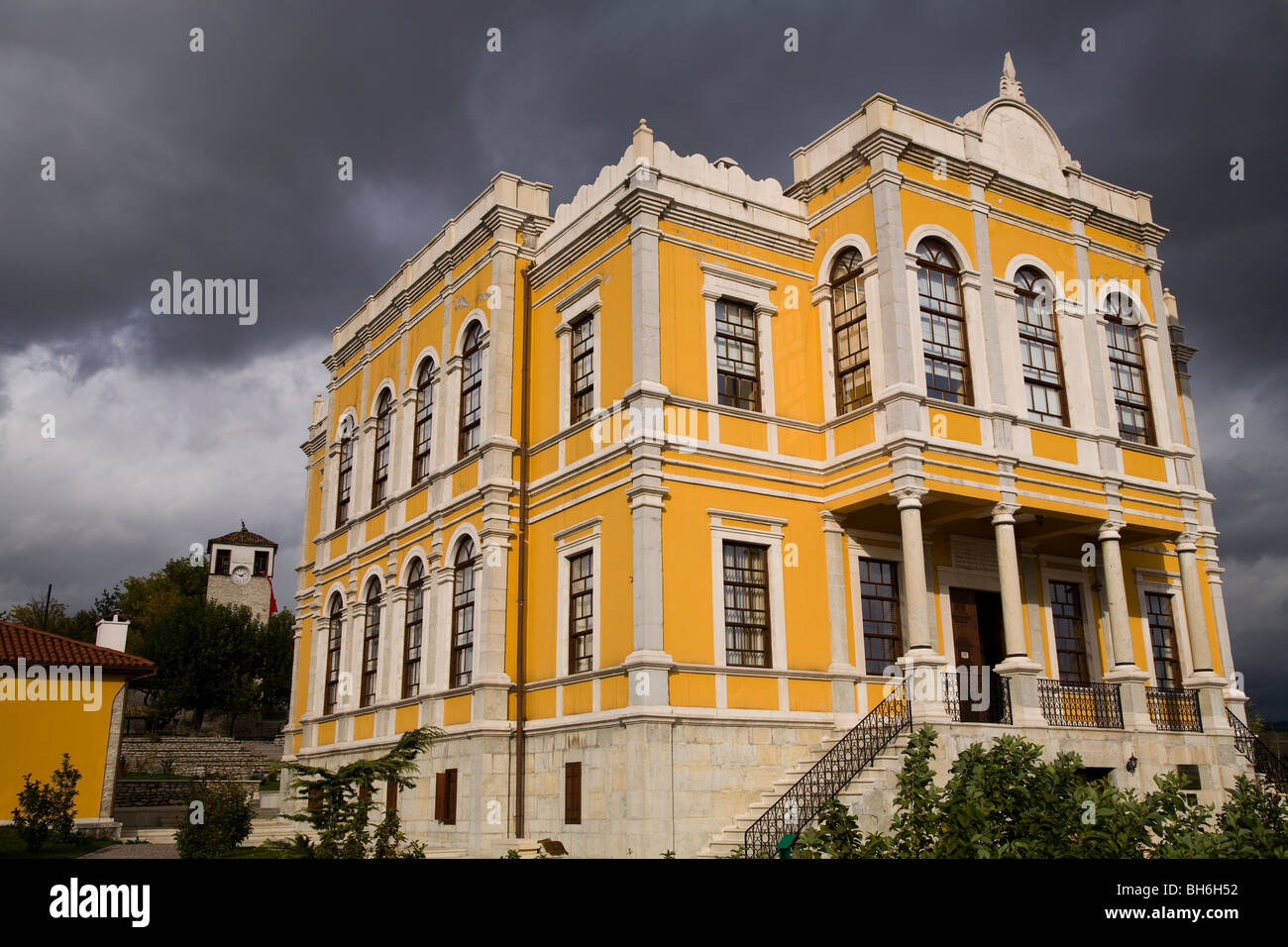 Les détails architecturaux de Safranbolu Turquie maisons Banque D'Images