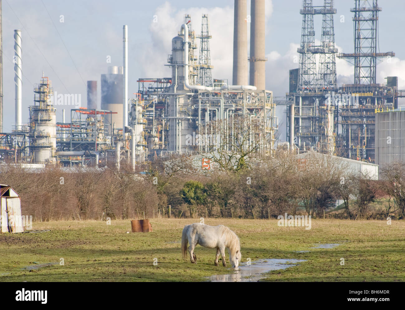 Lindsey oil refinery Banque de photographies et d’images à haute