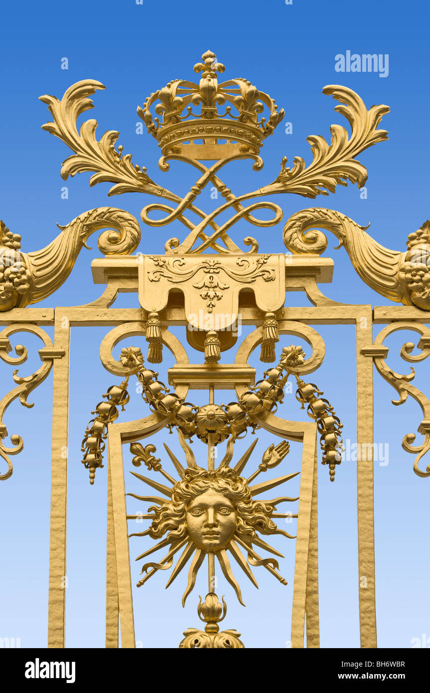 Versailles Symbole Roi Soleil Paris France Photo Stock Alamy