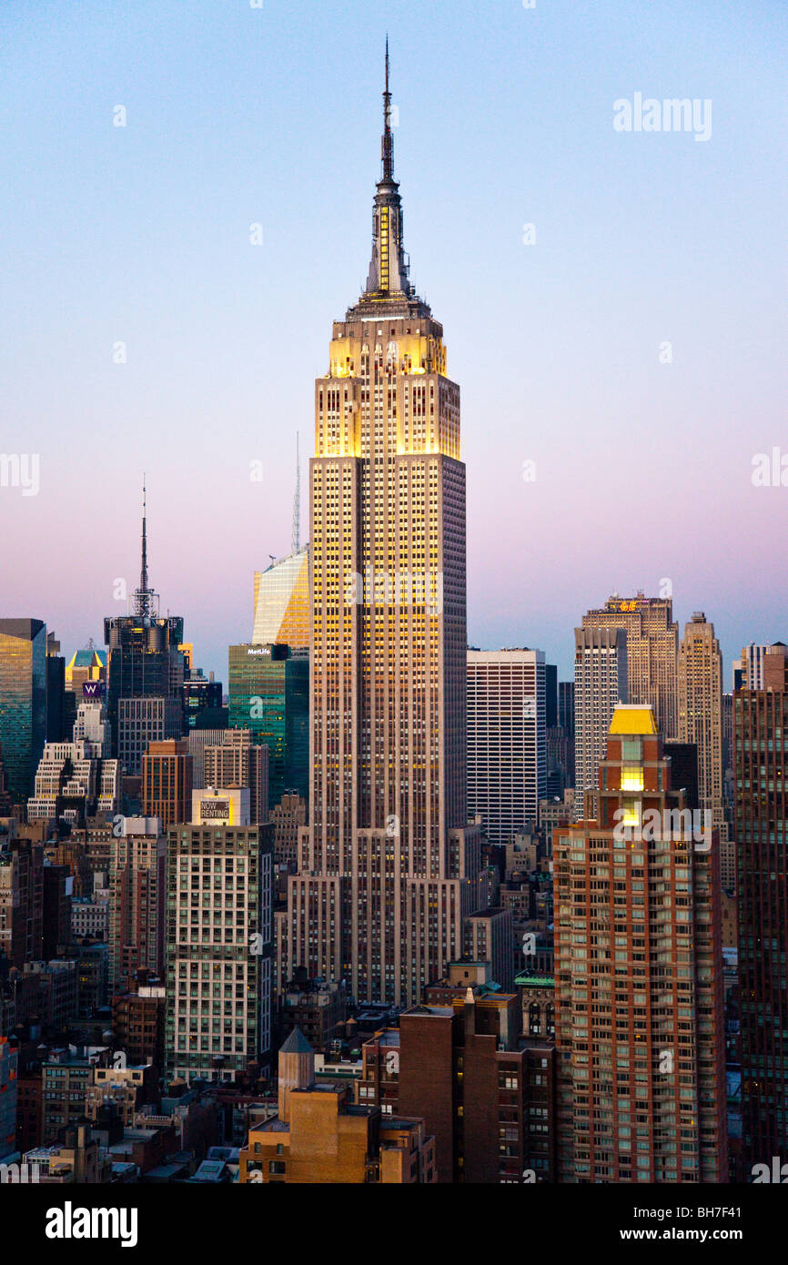 Empire State Building, New York City Banque D'Images