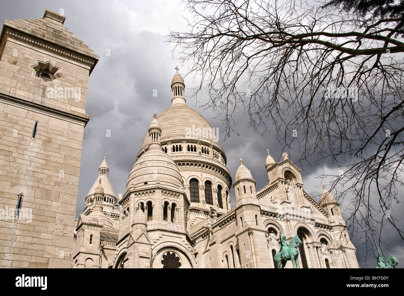Le Sacré-Coeur Paris France Banque D'Images
