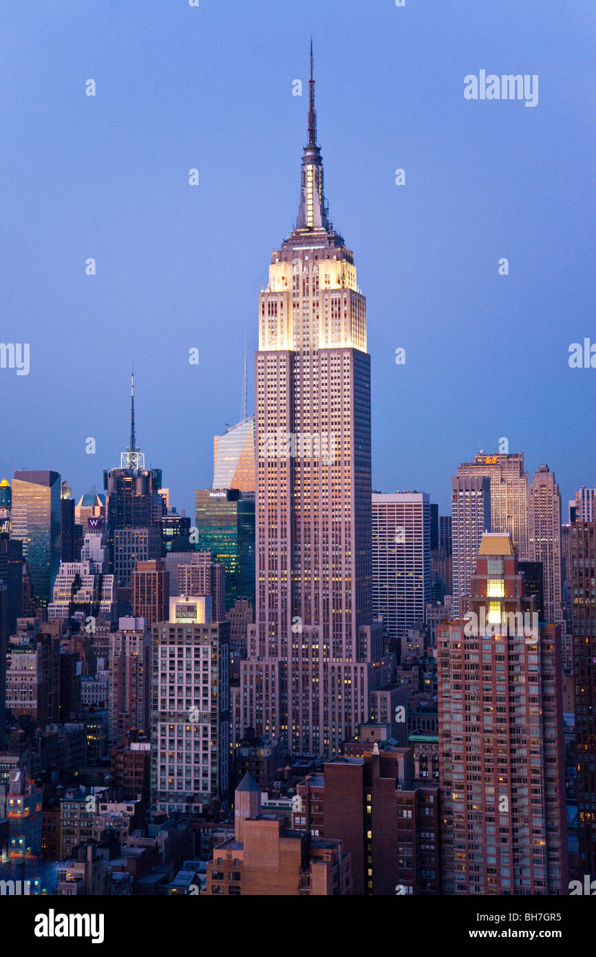 Empire State Building, New York City Banque D'Images