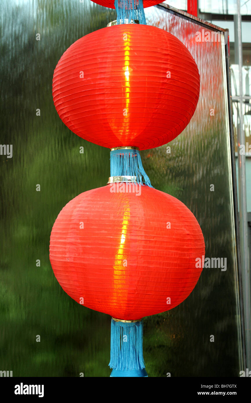 Lanternes chinoises Banque D'Images