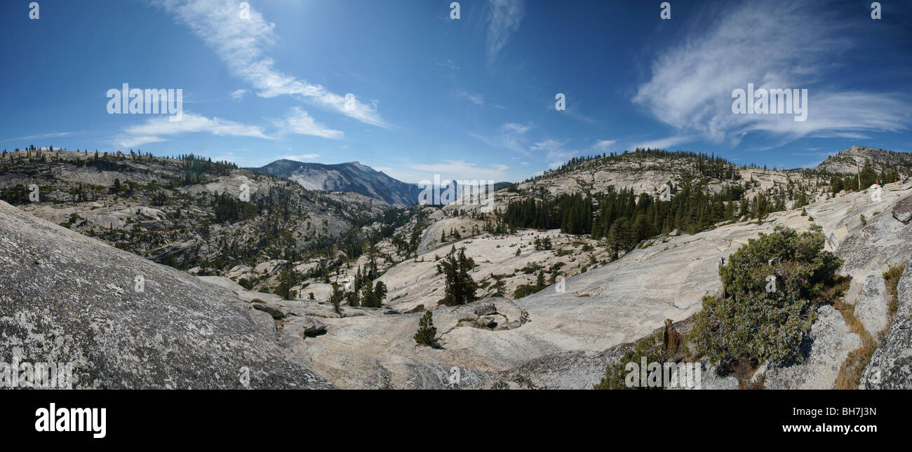 Tioga Pass panorama Banque D'Images