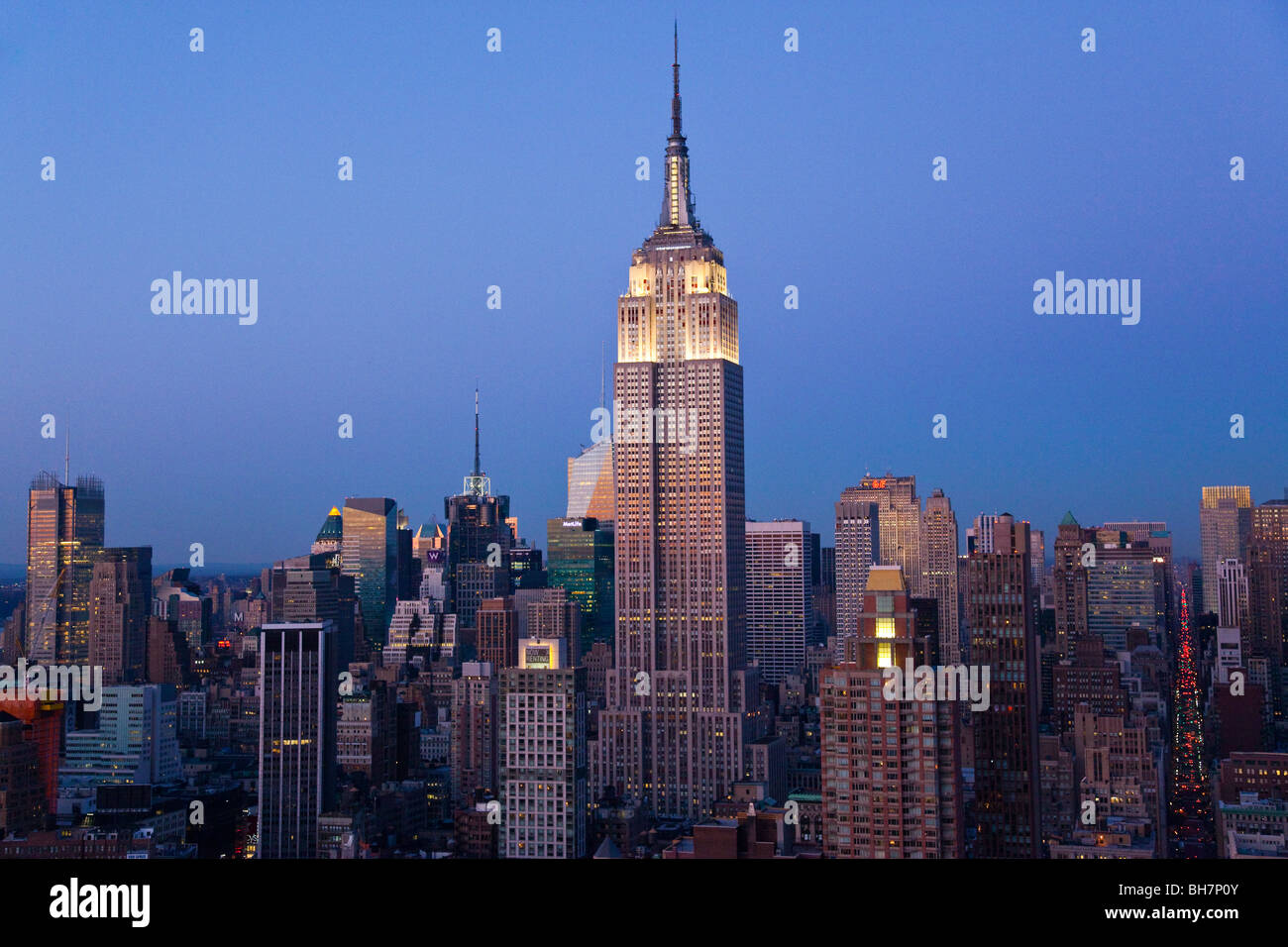 Empire State Building, New York City Banque D'Images