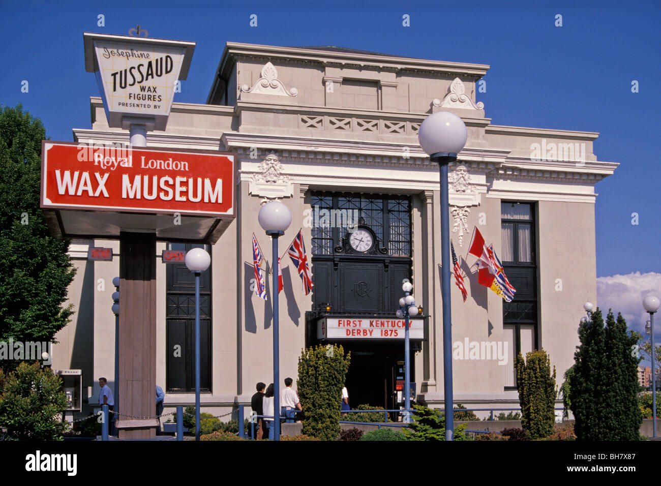 Façade du Royal London Wax Museum, Victoria, Colombie-Britannique, Canada Banque D'Images