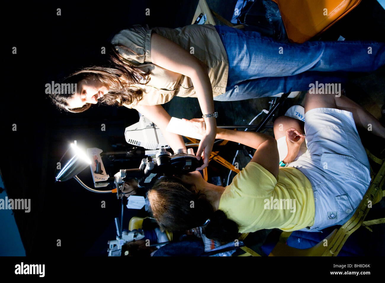 Clinique dentaire et de santé gratuits par Remote Area Medical durant la semaine du 19 août 2009, Los Angeles, CA Banque D'Images