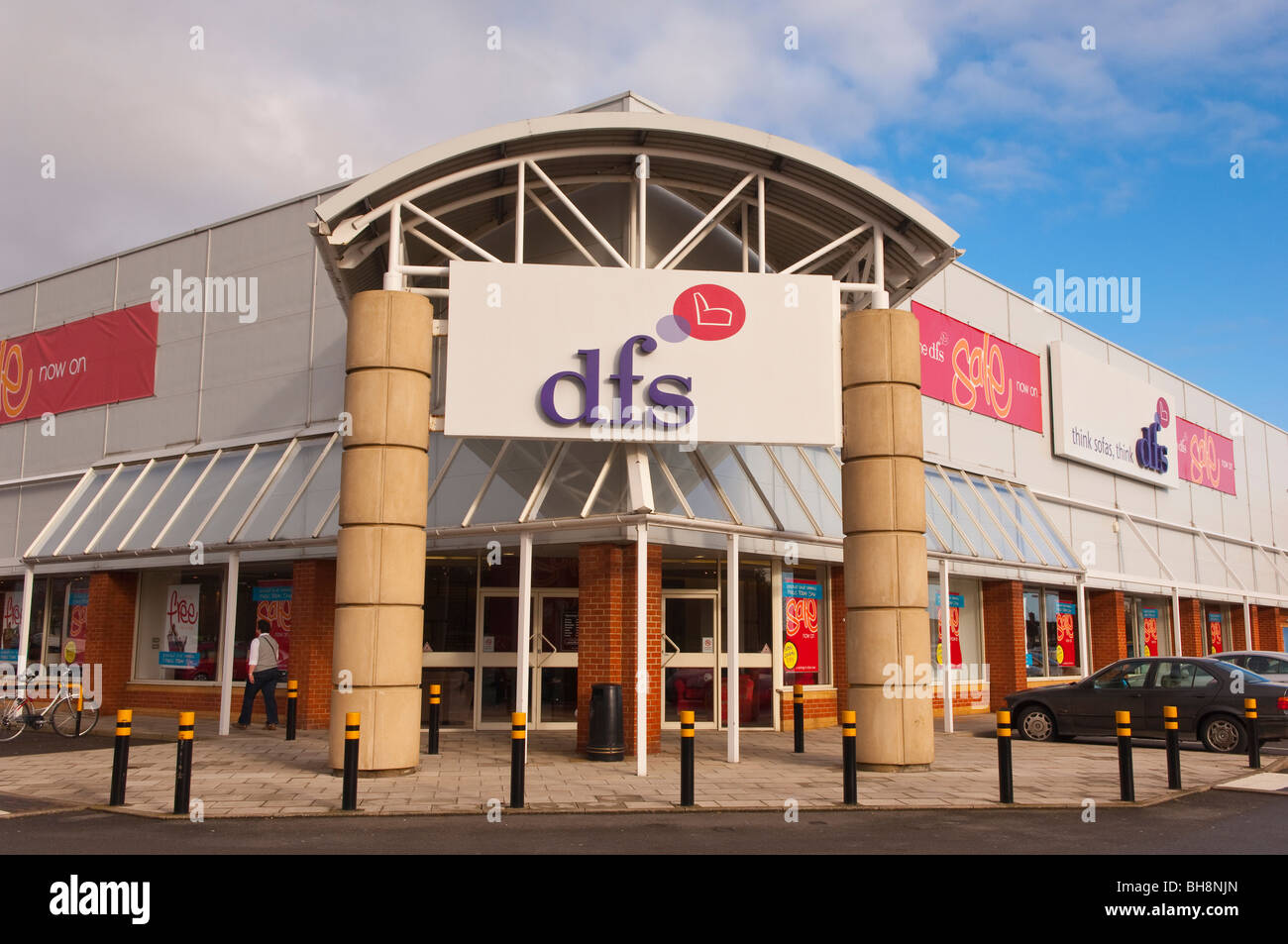 La DFS shop store à Norwich , Norfolk , Angleterre , Angleterre , Royaume-Uni Banque D'Images