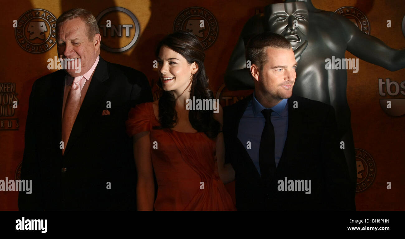 KEN HOWARD MICHELLE MONAGHAN CHRIS O'DONNELL 16ÈME Screen Actors Guild Awards WEST HOLLYWOOD Los Angeles CA USA Banque D'Images