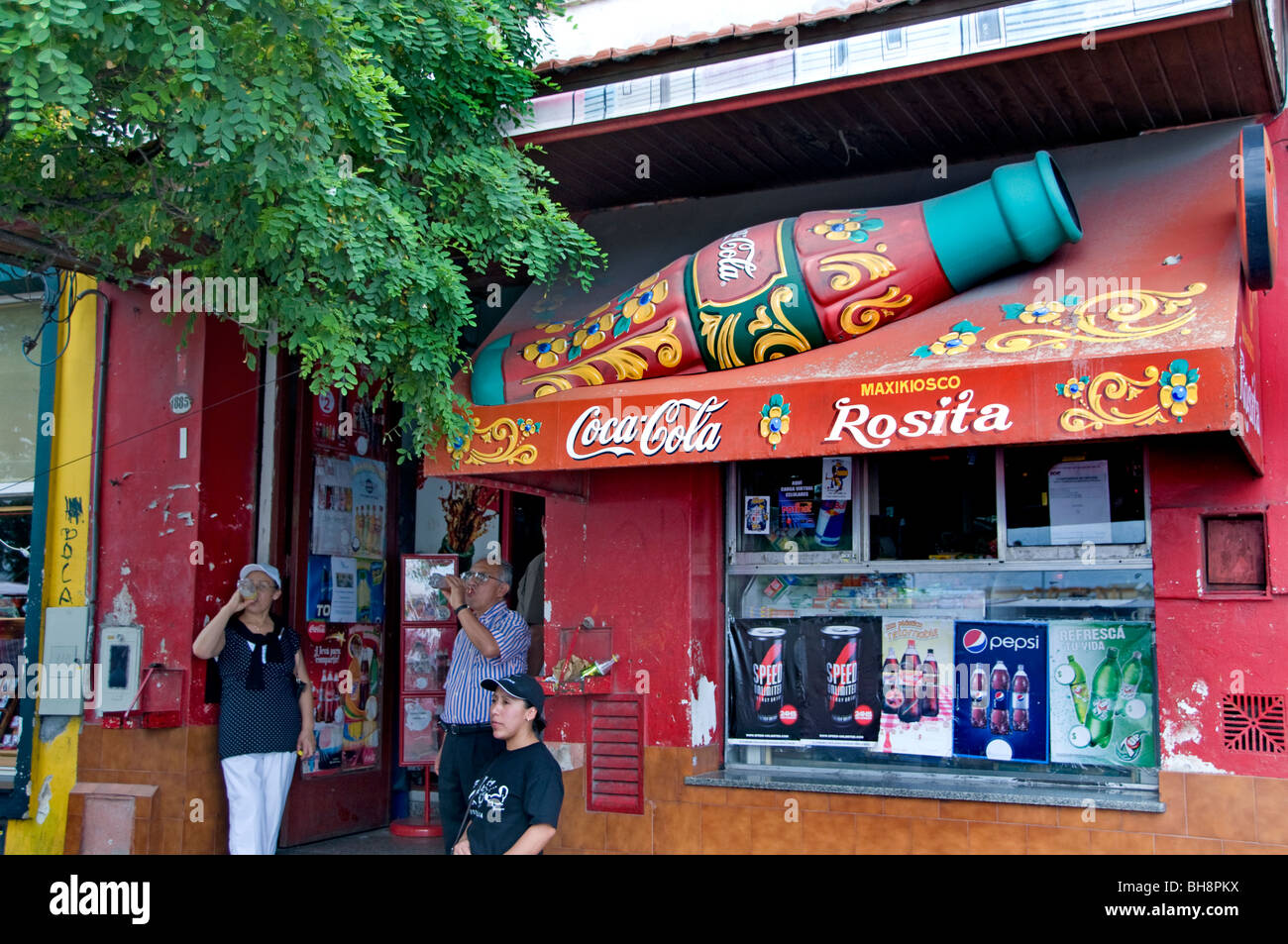 Rosita Bar Café Buenos Aires Argentine La Boca El Caminito Bar Café Banque D'Images