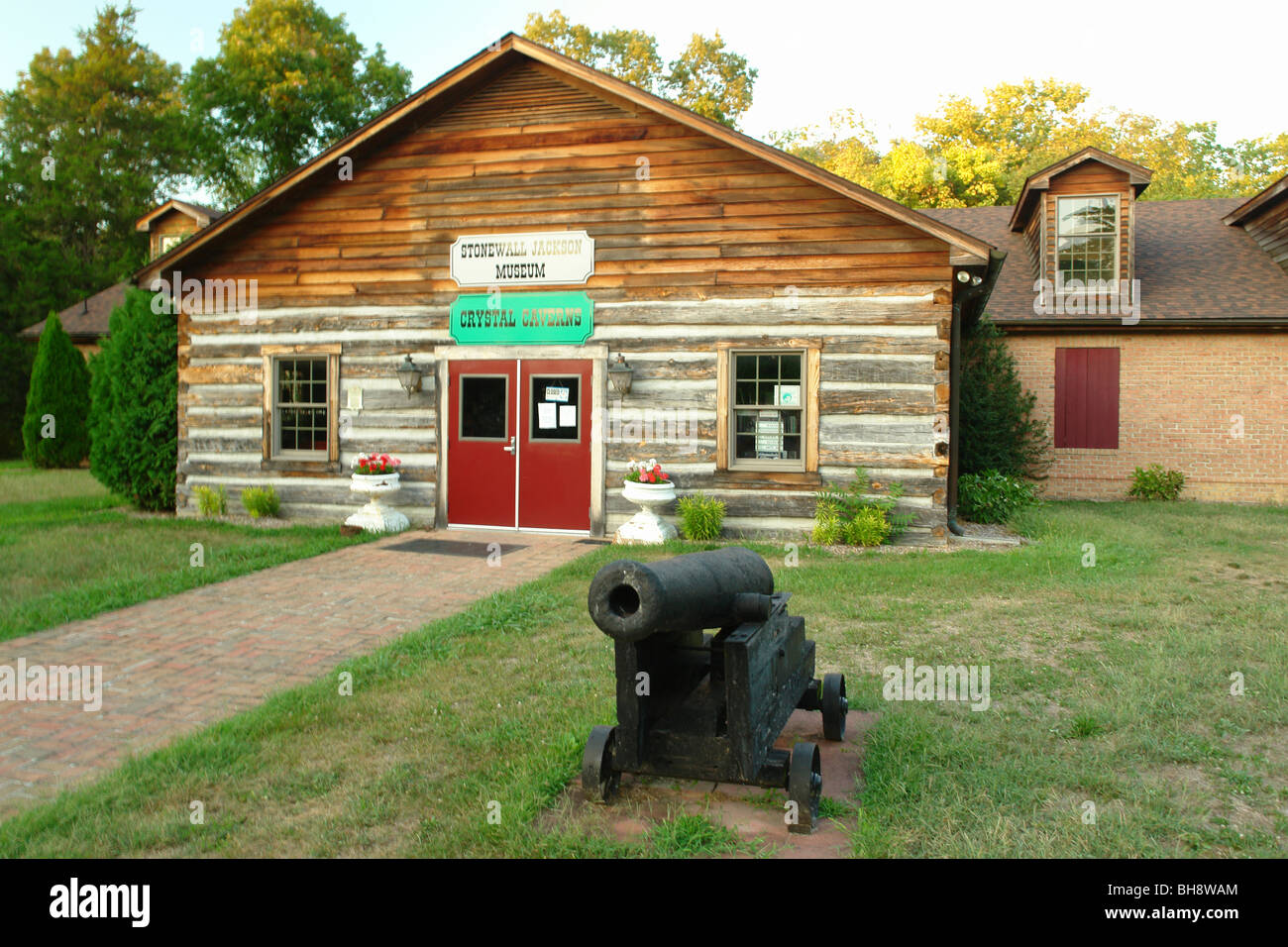 AJD63980, Strasbourg, Virginie, Virginie, Stonewall Jackson Museum, Crystal Caverns Hupp's Hill Banque D'Images