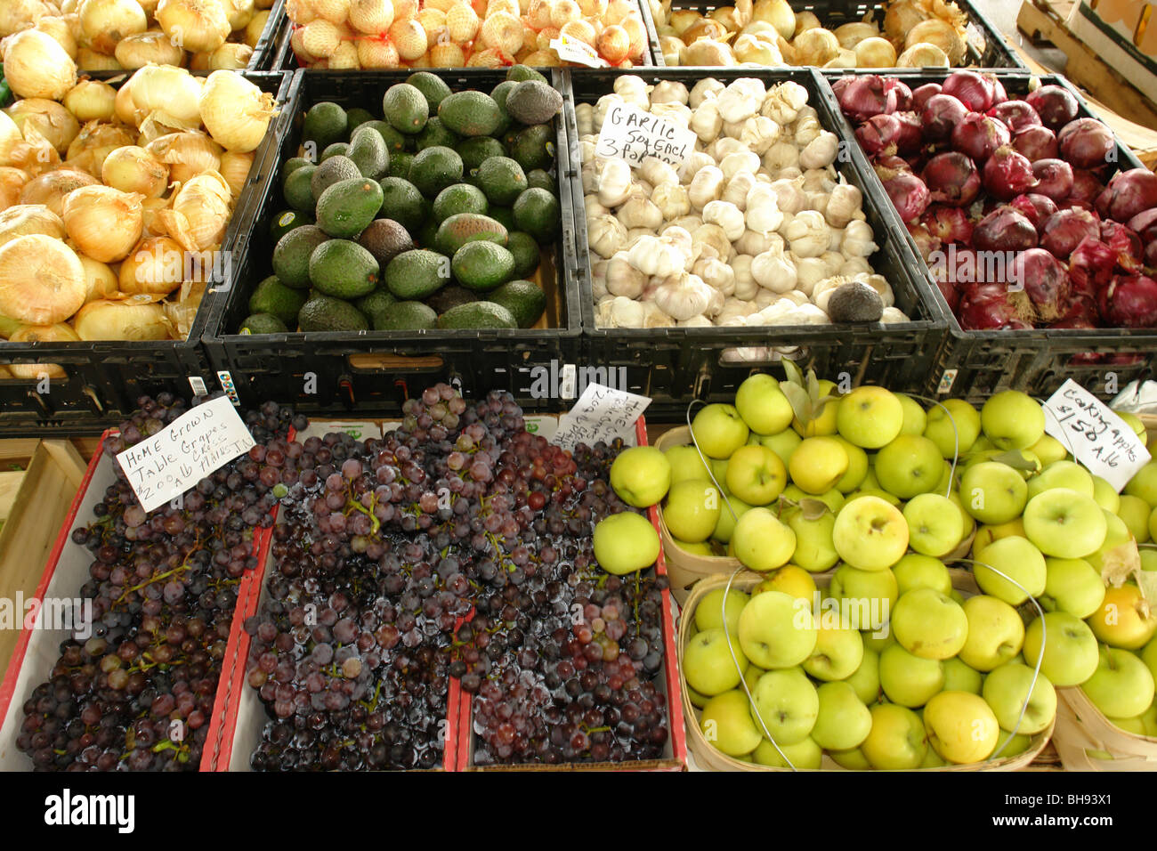 AJD65282, Nashville, TN, Tennessee, Nashville Farmers' Market Banque D'Images