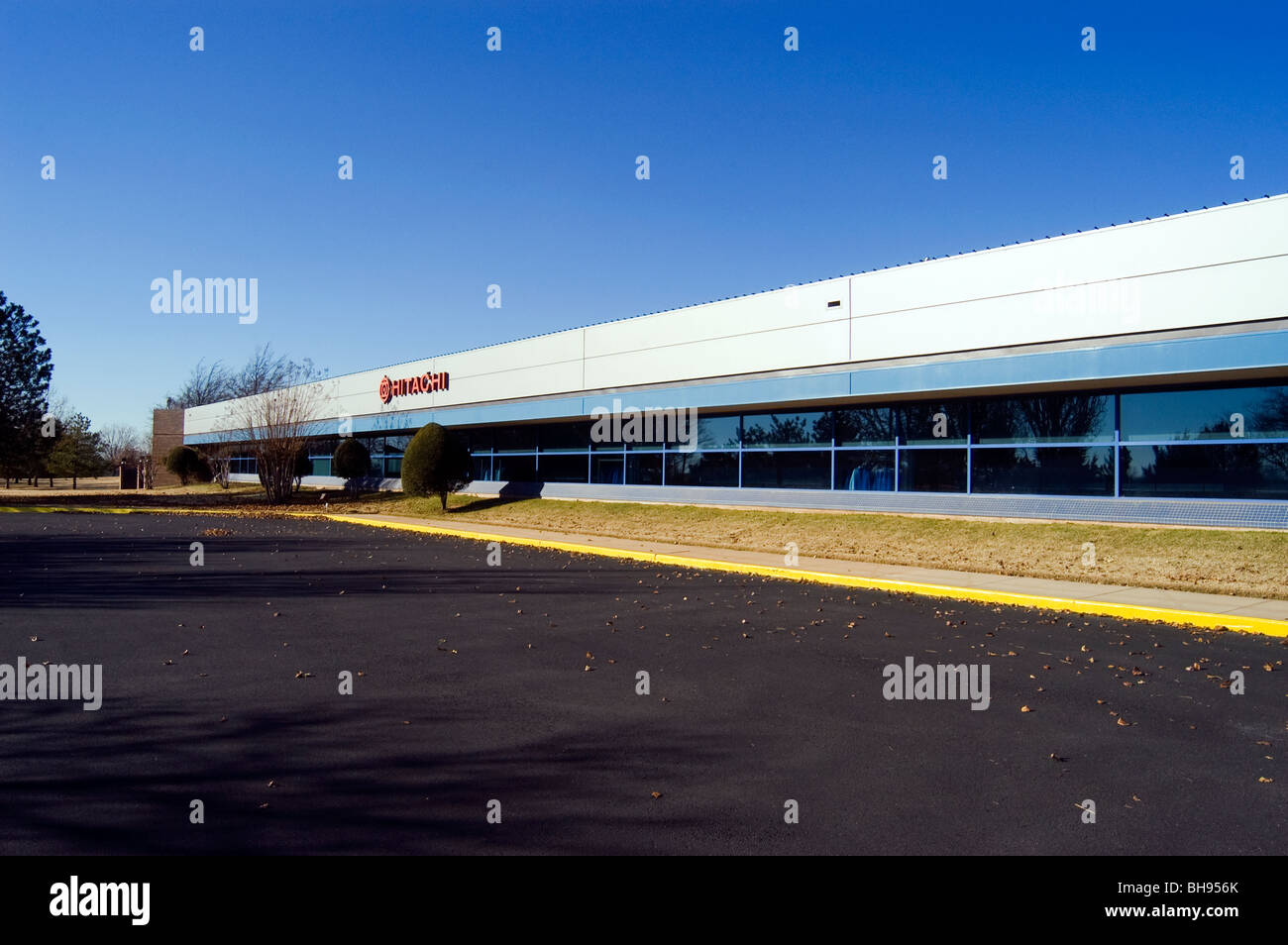 Un ordinateur moderne usine en Alabama, USA, Hitachi. Banque D'Images