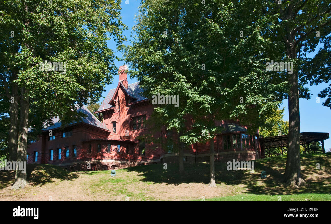 Connecticut Hartford Mark Twain House built 1874 Banque D'Images Connecticut Hartford Mark Twain House built 1874 Banque D'Images