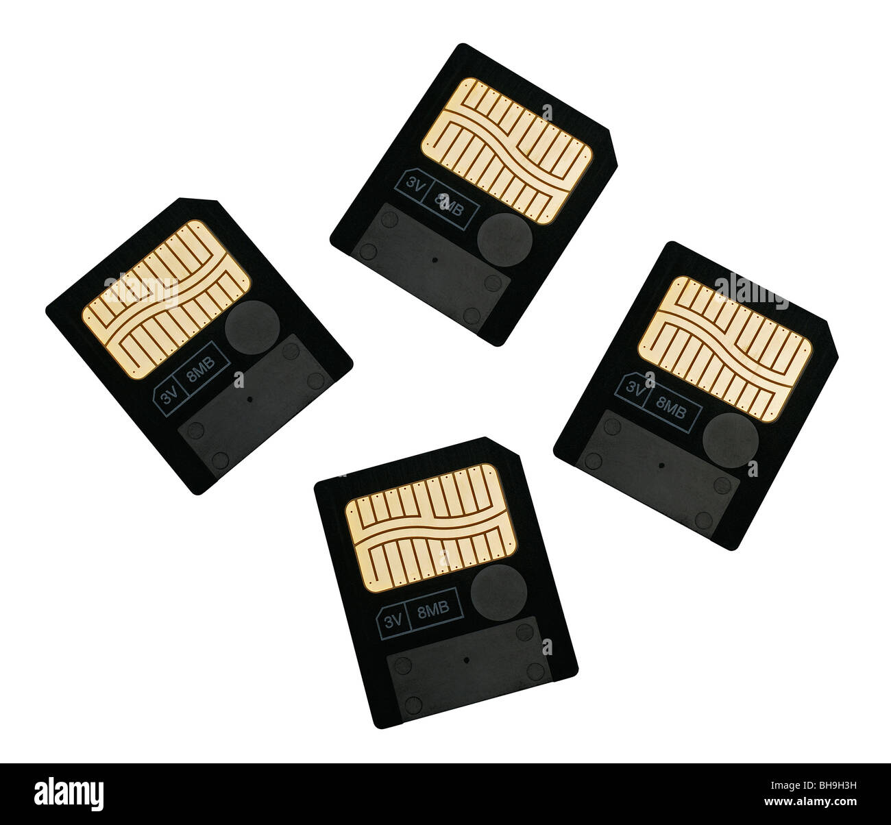 Cartes mémoire Banque D'Images