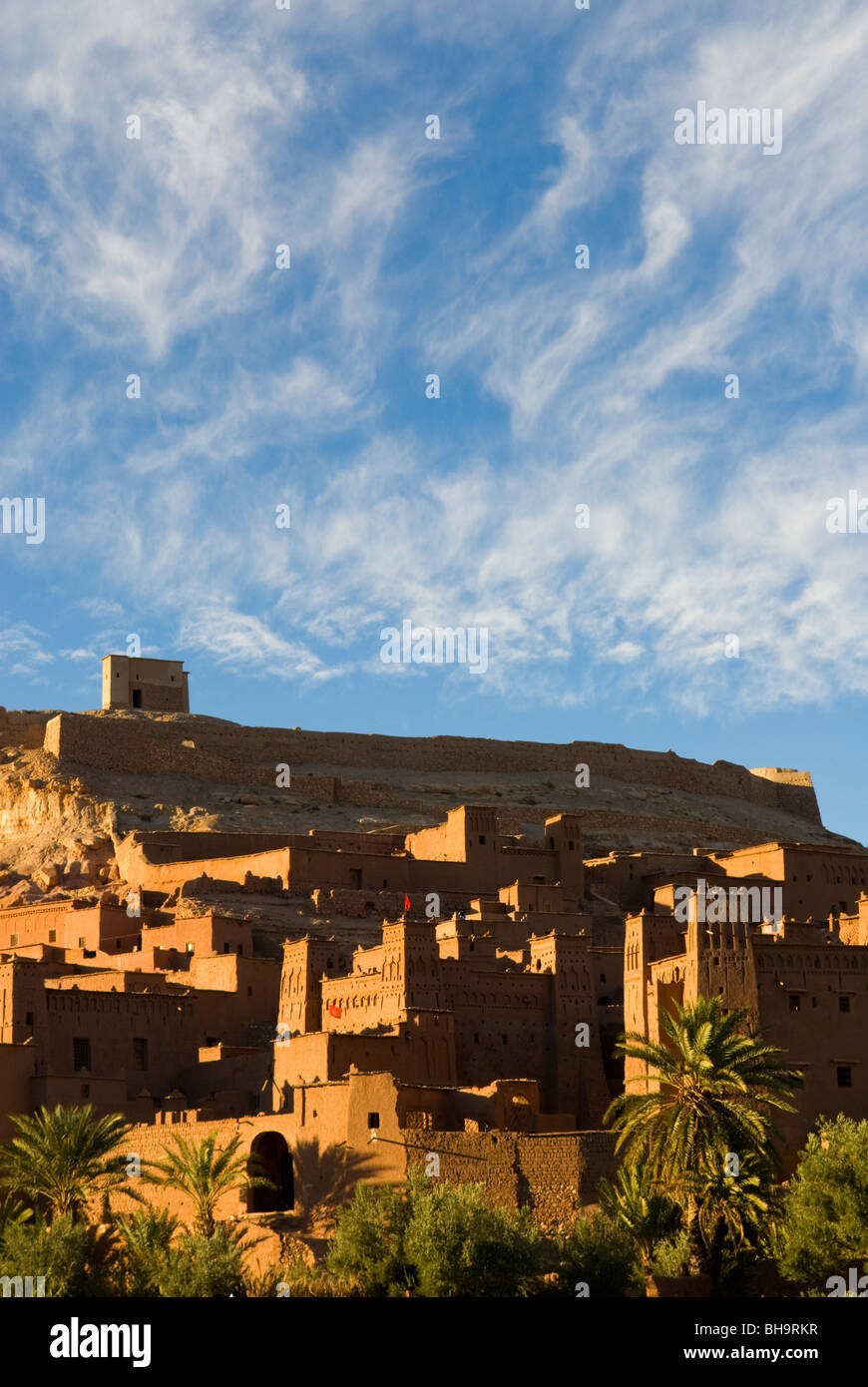 Ait Benhaddou, Ouarzazate, Maroc. Banque D'Images