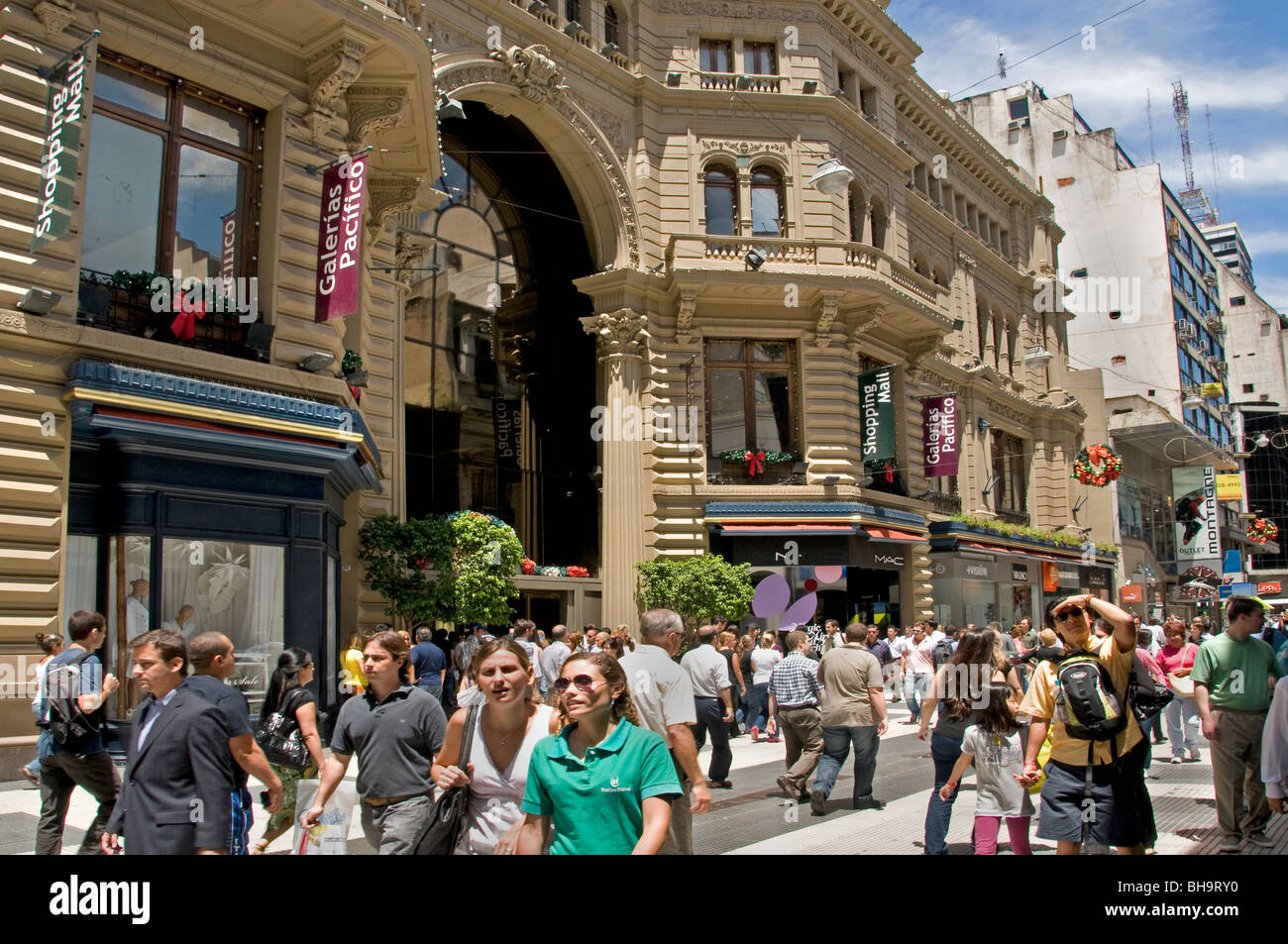 Galerias Pacifico Avenida florida avenue Shopping Mall Buenos Aires Argentine Banque D'Images