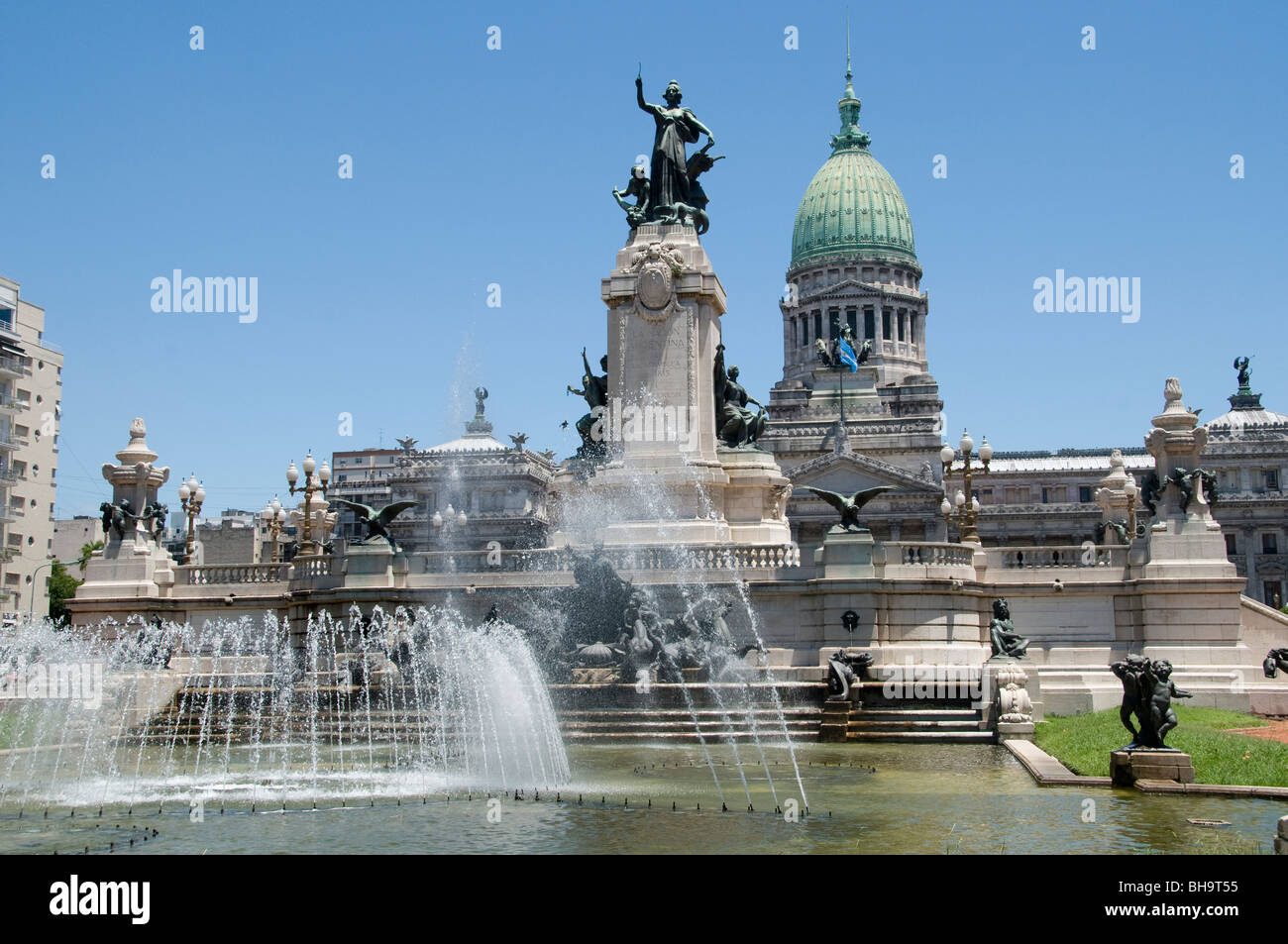 Palacio del Congreso des congrès de Buenos Aires Argentine Monserrat gouvernement Banque D'Images