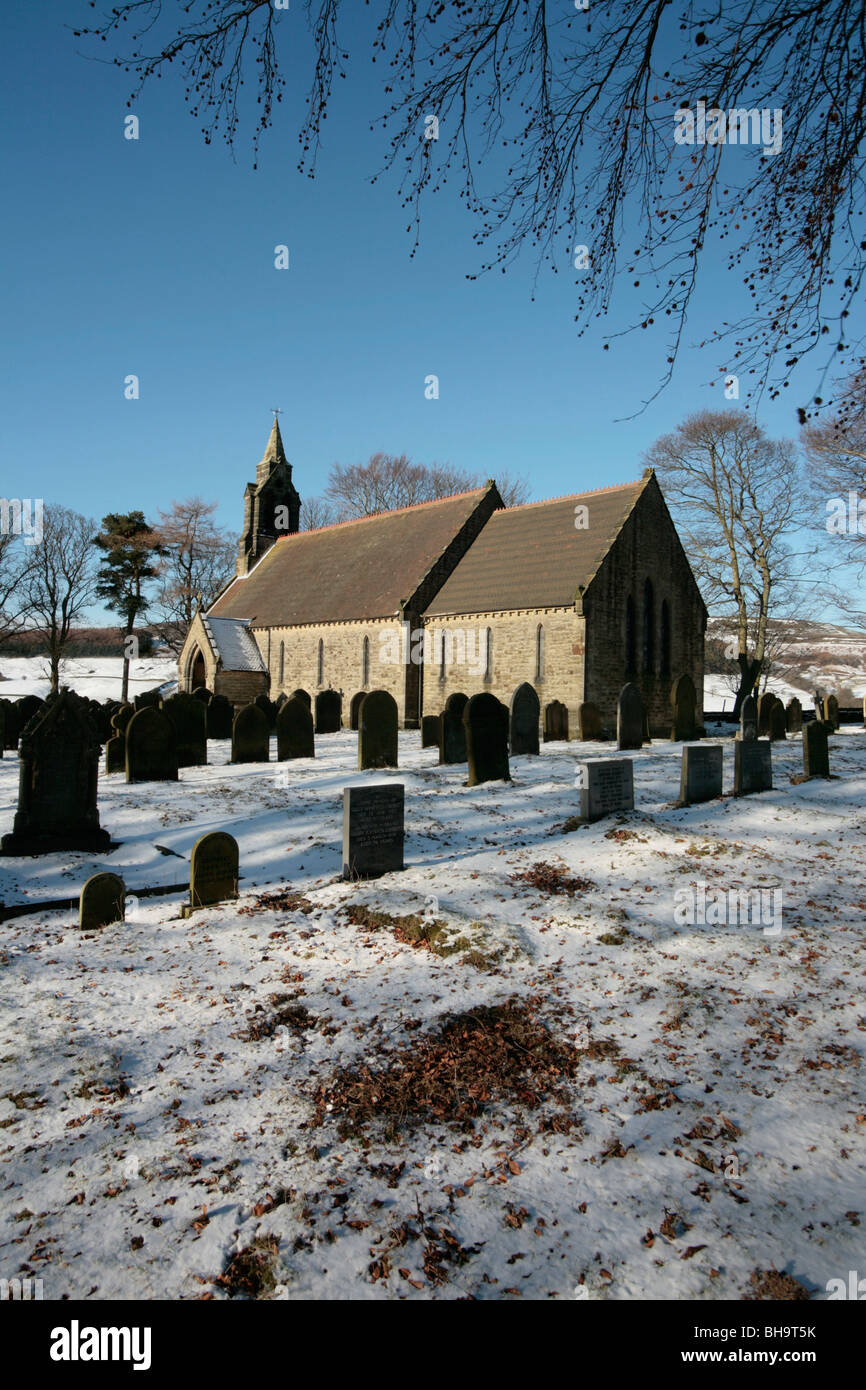 Eglise de Saint Hilda, ville verte, Bilsdale, North Yorkshire Moors Banque D'Images