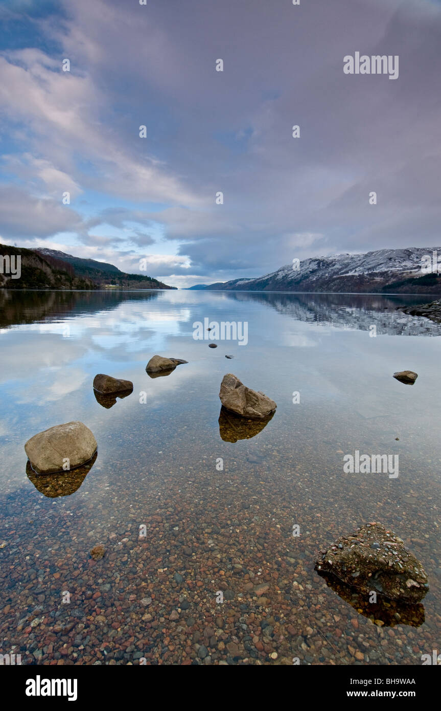 Le Sud Ouest rives du Loch Ness à Fort Augustus, Inverness-shire Highlands écossais 6054 SCO Banque D'Images