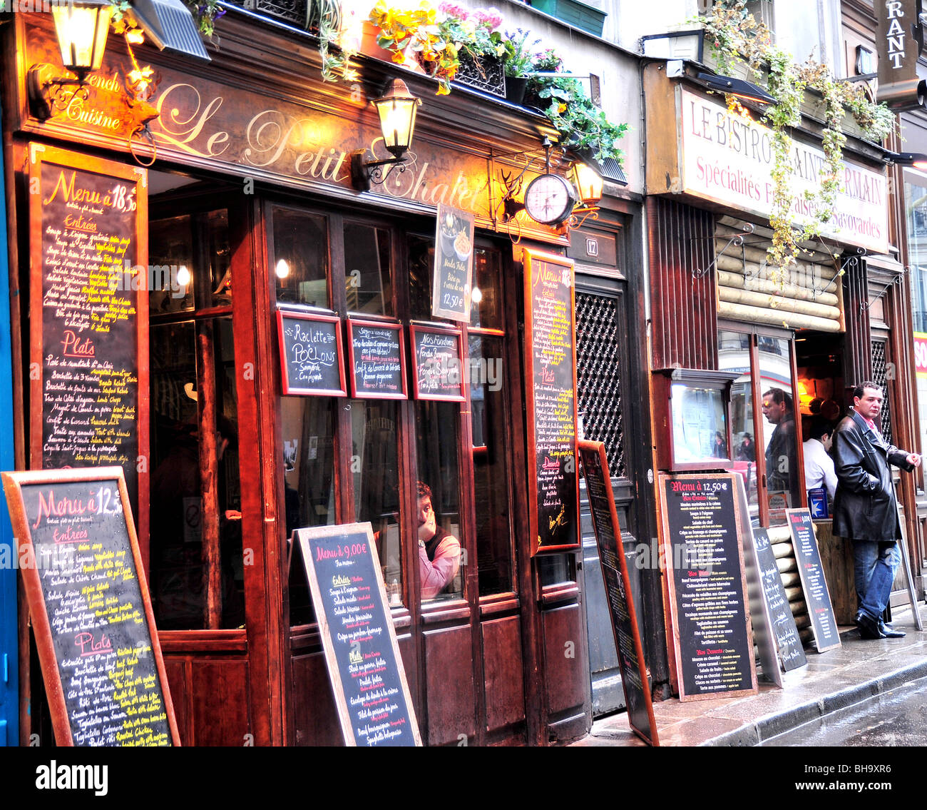 Restaurant français, Paris Banque D'Images