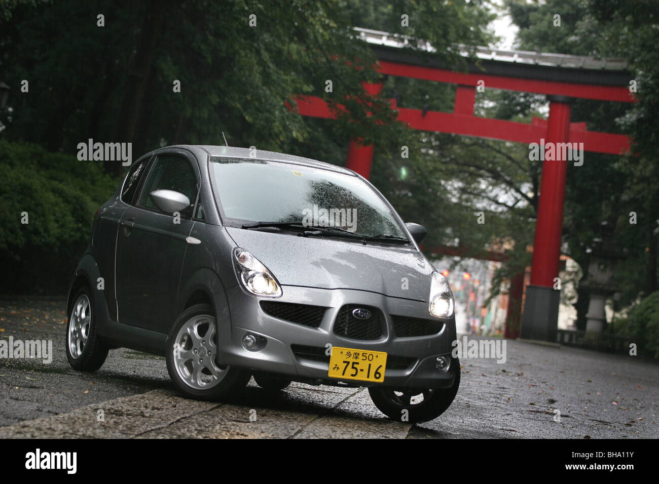Subaru R1 voiture À TOKYO, JAPON, 16.04.05 Banque D'Images