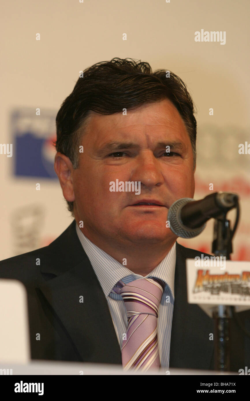Jose Antonio Camacho, entraîneur-chef de real madrid football club. Banque D'Images