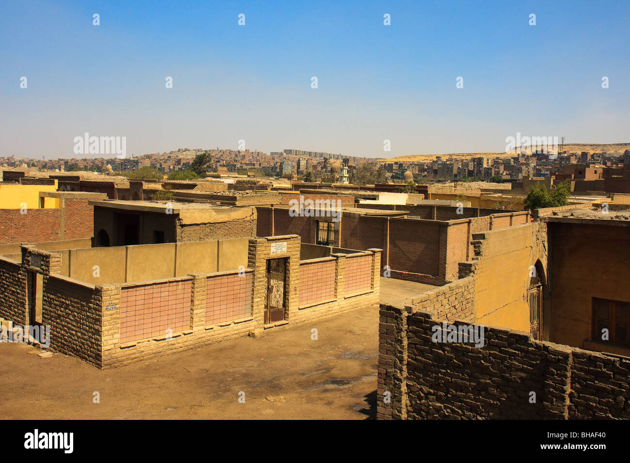 La ville du Caire de l'Afrique du Nord de l'Égypte morte Cemetery Banque D'Images