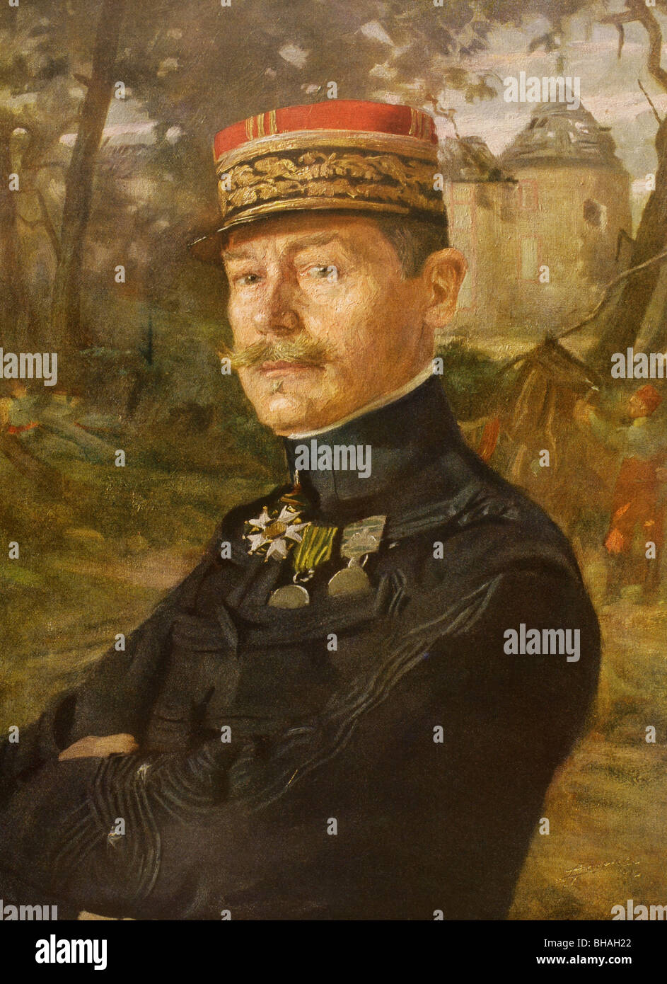 Georges-Louis Humbert 1862 - 1921. Général français Première Guerre mondiale. Banque D'Images