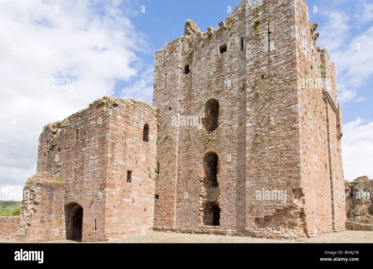 848 Château près de Penrith en Angleterre Banque D'Images