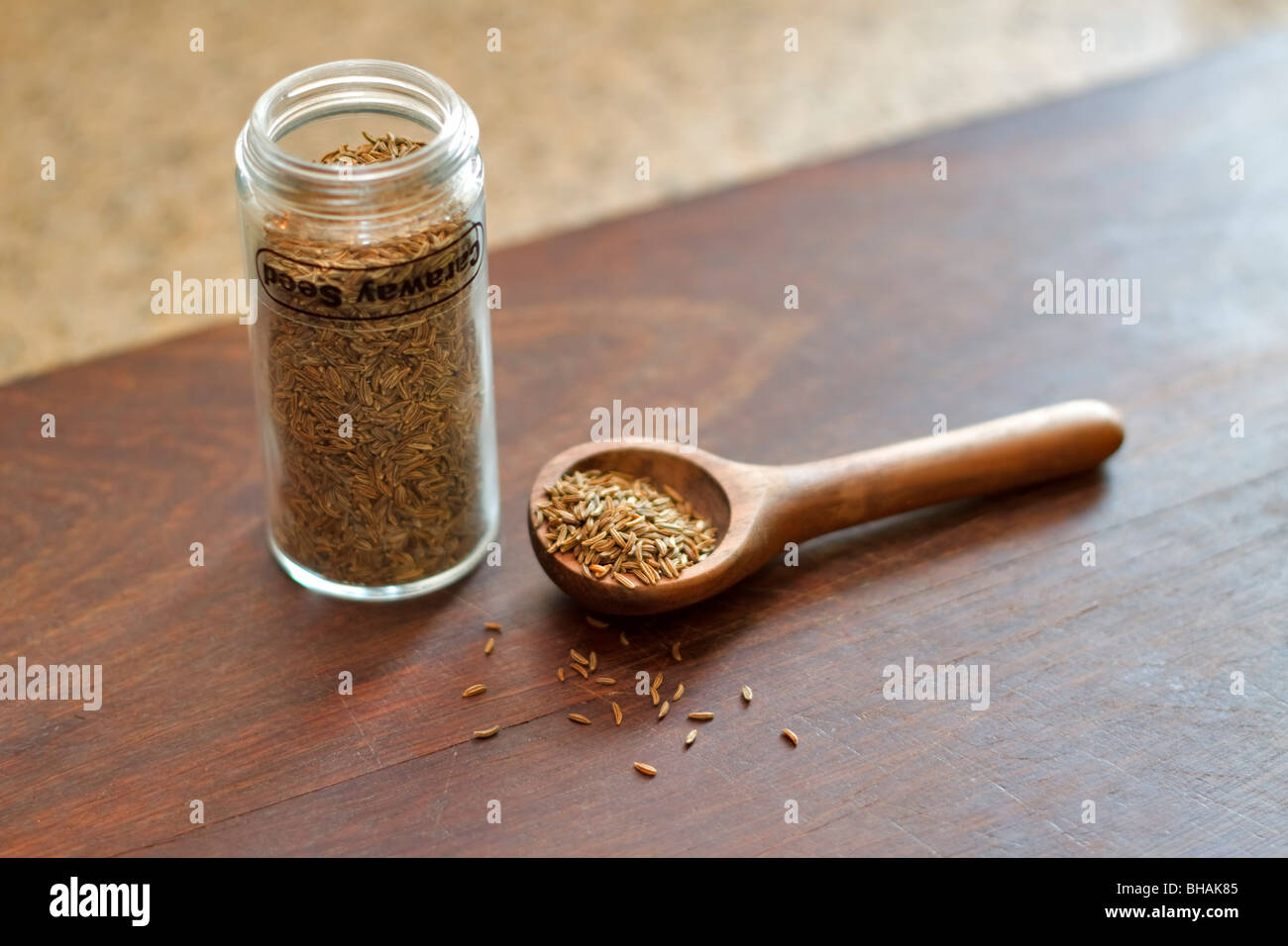 Graines de carvi Banque D'Images