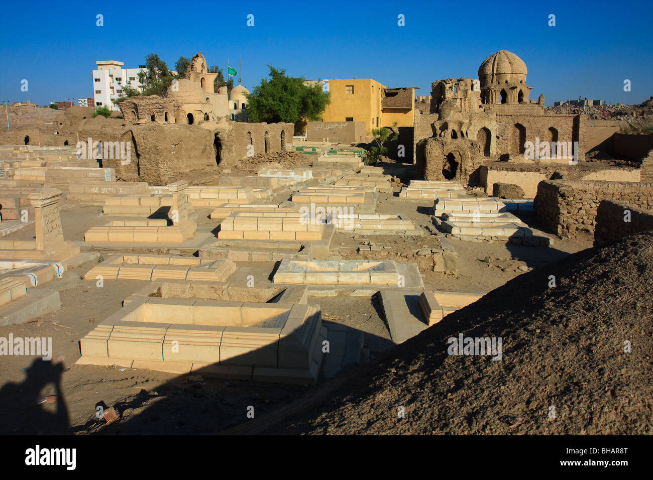 Assouan Egypte Afrique Islam tombe cimetière fatimide Banque D'Images