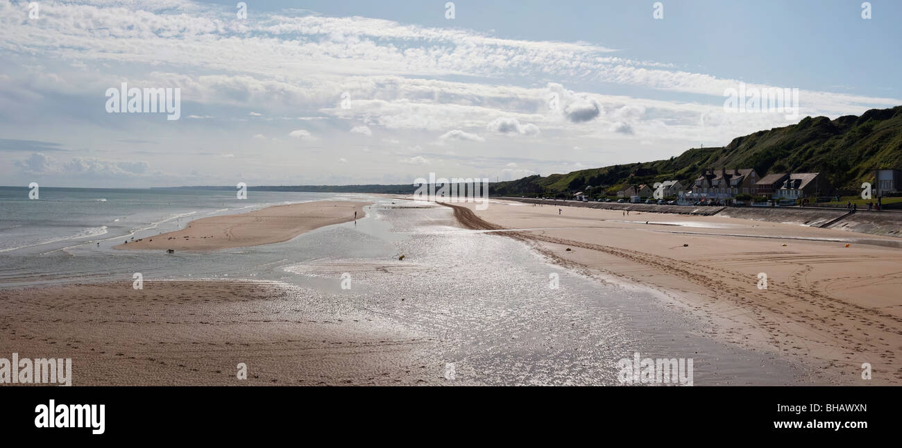 Omaha Beach Secteur Charlie Dog Green Secteur d'Omaha Beach Dog Green, Vierville-sur-Mer, Normandie, France Photo  Stock - Alamy