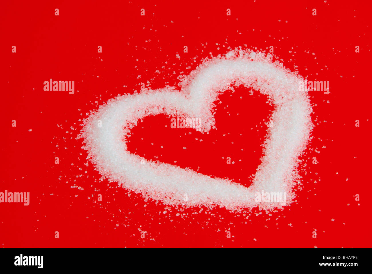 Herz aus Zucker - coeur de sucre de 04 Banque D'Images