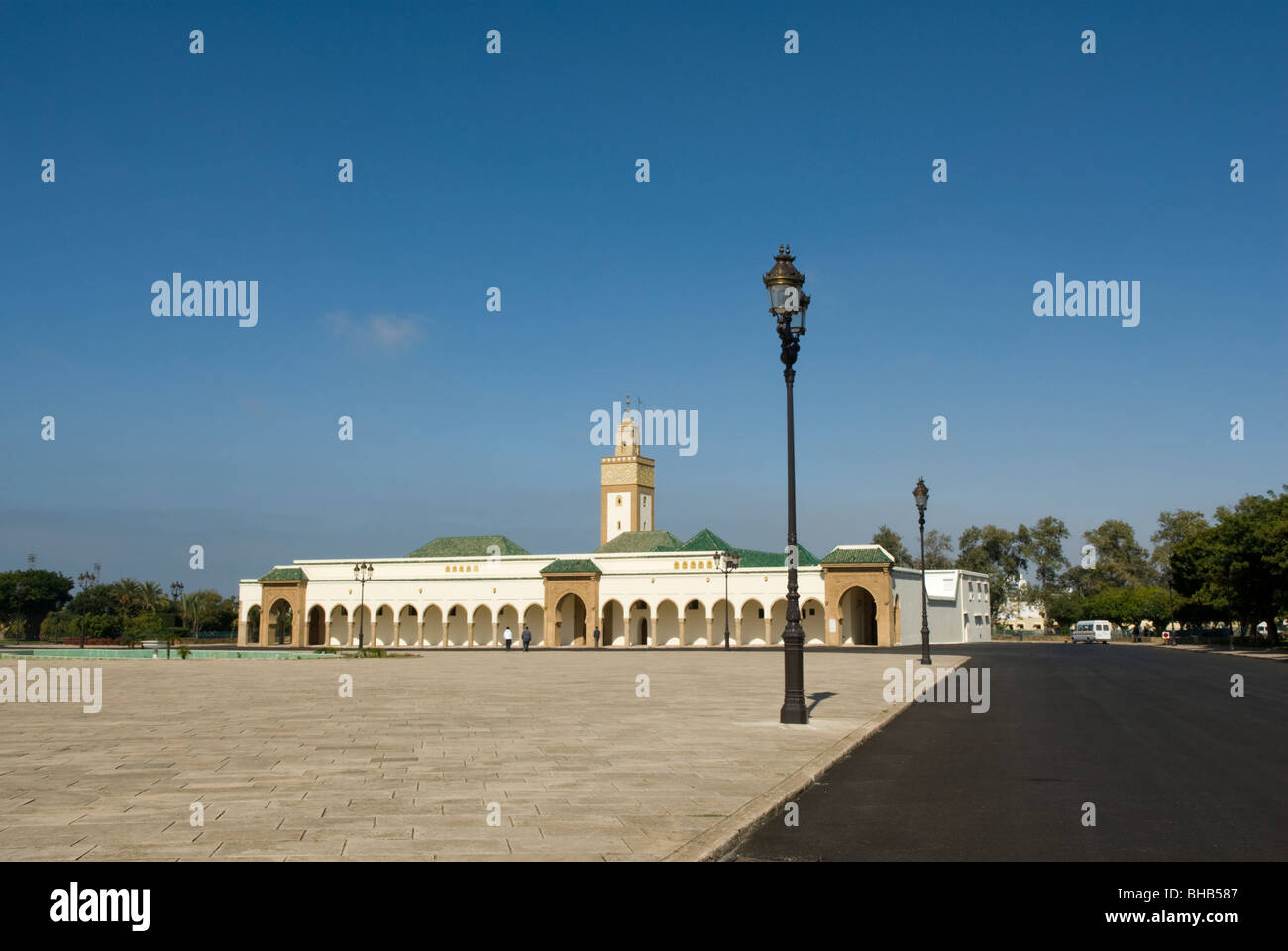 Ahl Fas Mosquée, la Mosquée royale au Palais Royal, Rabat, Maroc. Banque D'Images