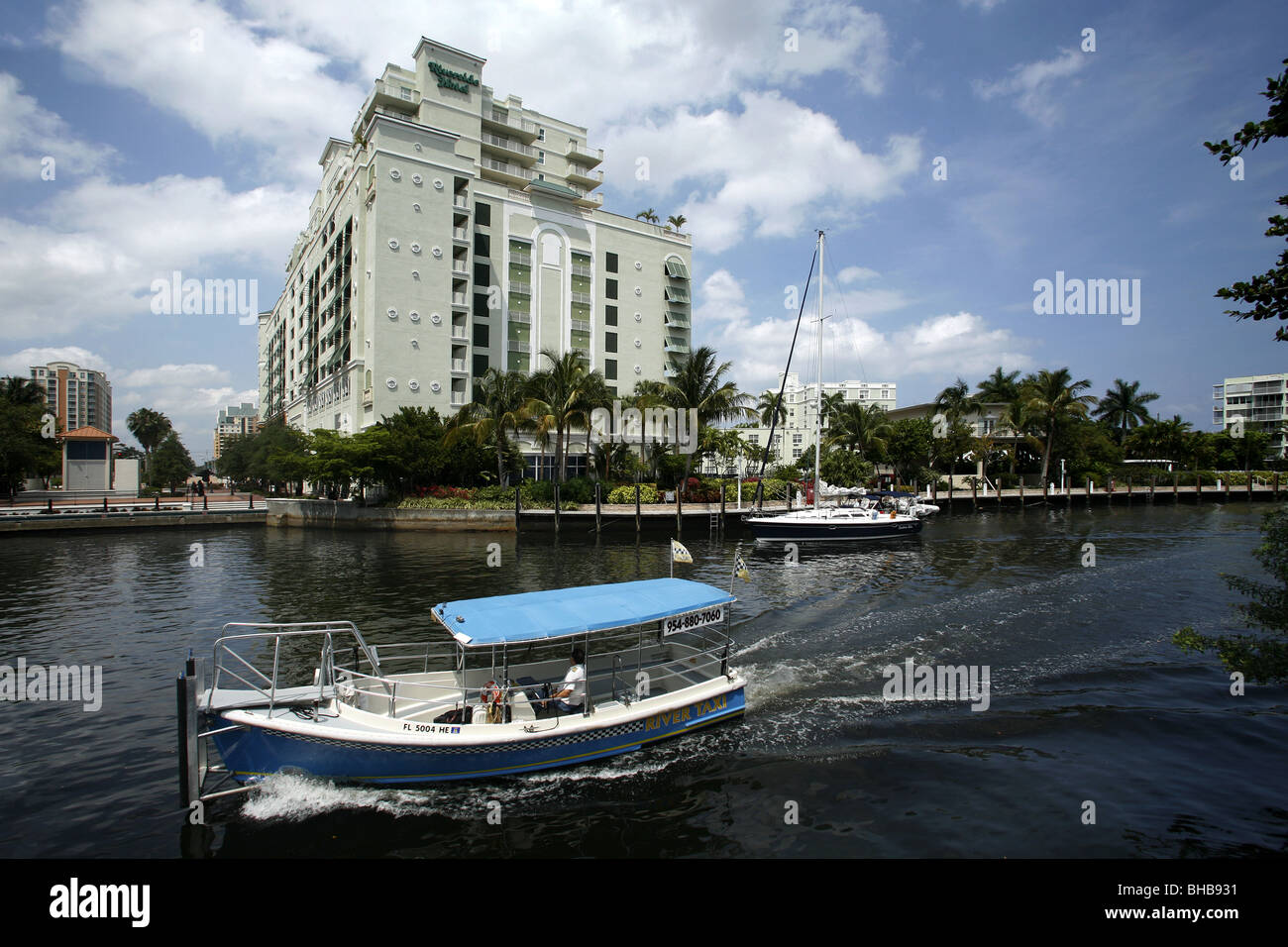 River Taxi, Fort Lauderdale, Florida, USA Banque D'Images