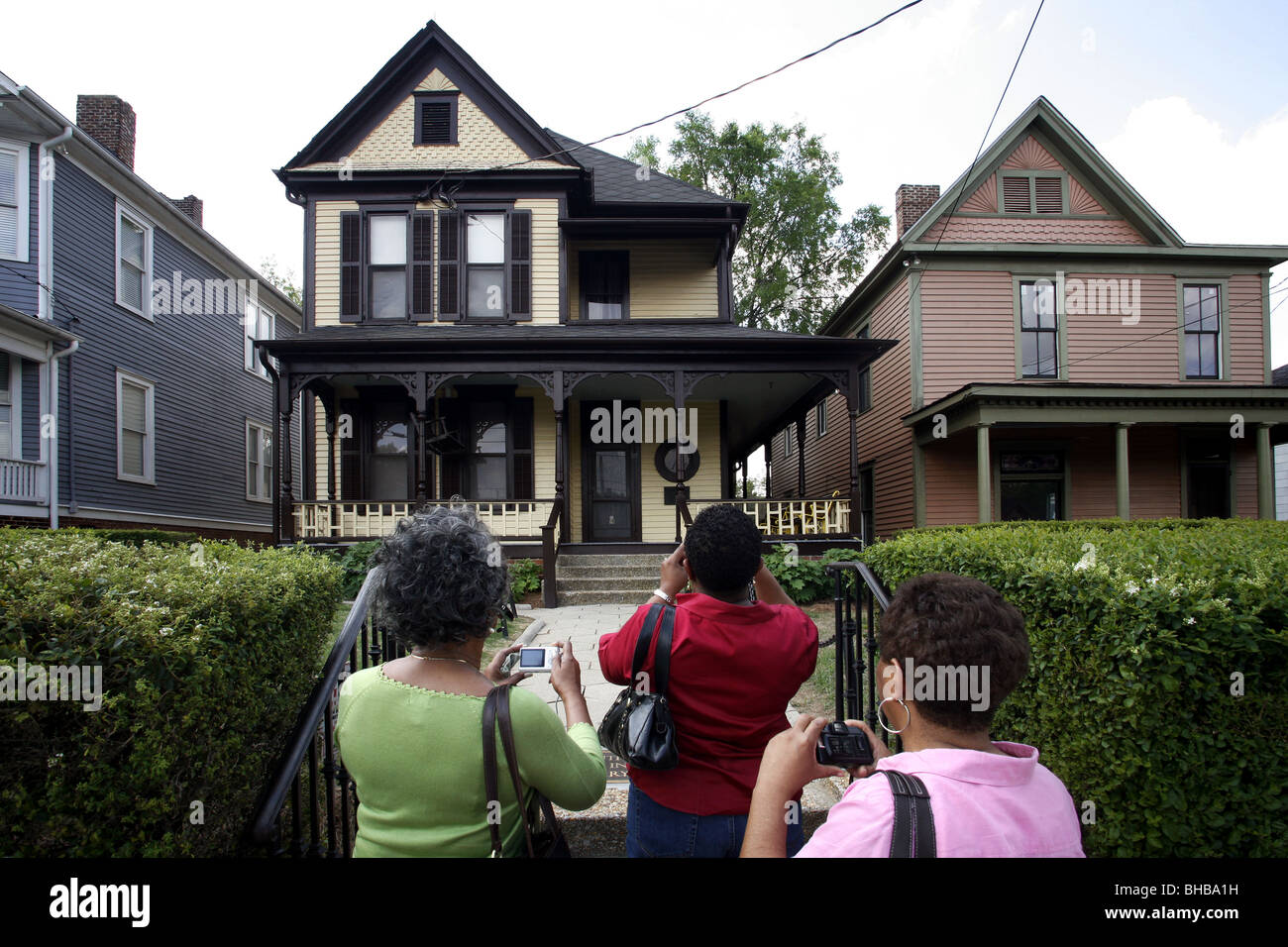 Maison natale de Martin Luther King, Lieu historique national, Atlanta, Georgia, USA Banque D'Images