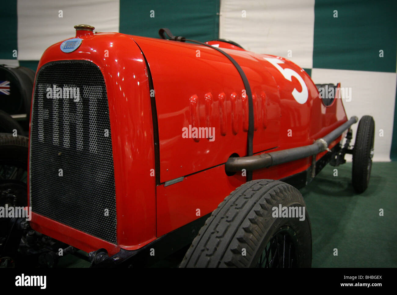 Style 1925 Fiat 501S Targa Florio location film Banque D'Images