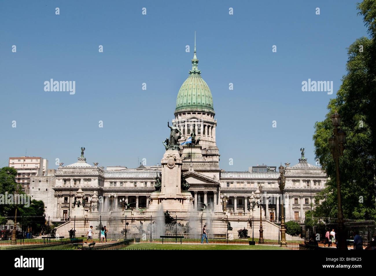 Palacio del Congreso des congrès de Buenos Aires Argentine Monserrat gouvernement Banque D'Images