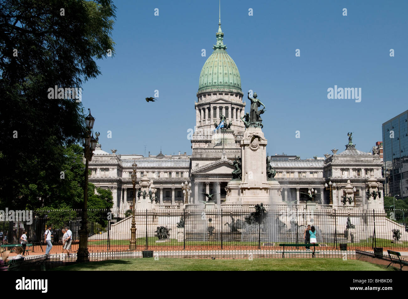 Palacio del Congreso des congrès de Buenos Aires Argentine Monserrat gouvernement Banque D'Images