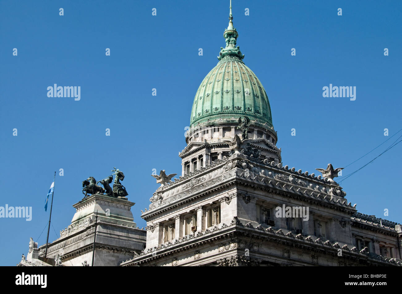 Palacio del Congreso des congrès de Buenos Aires Argentine Monserrat gouvernement Banque D'Images