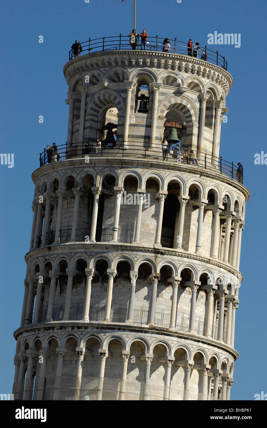 Tour de Pise à Pise Toscane Italie Banque D'Images