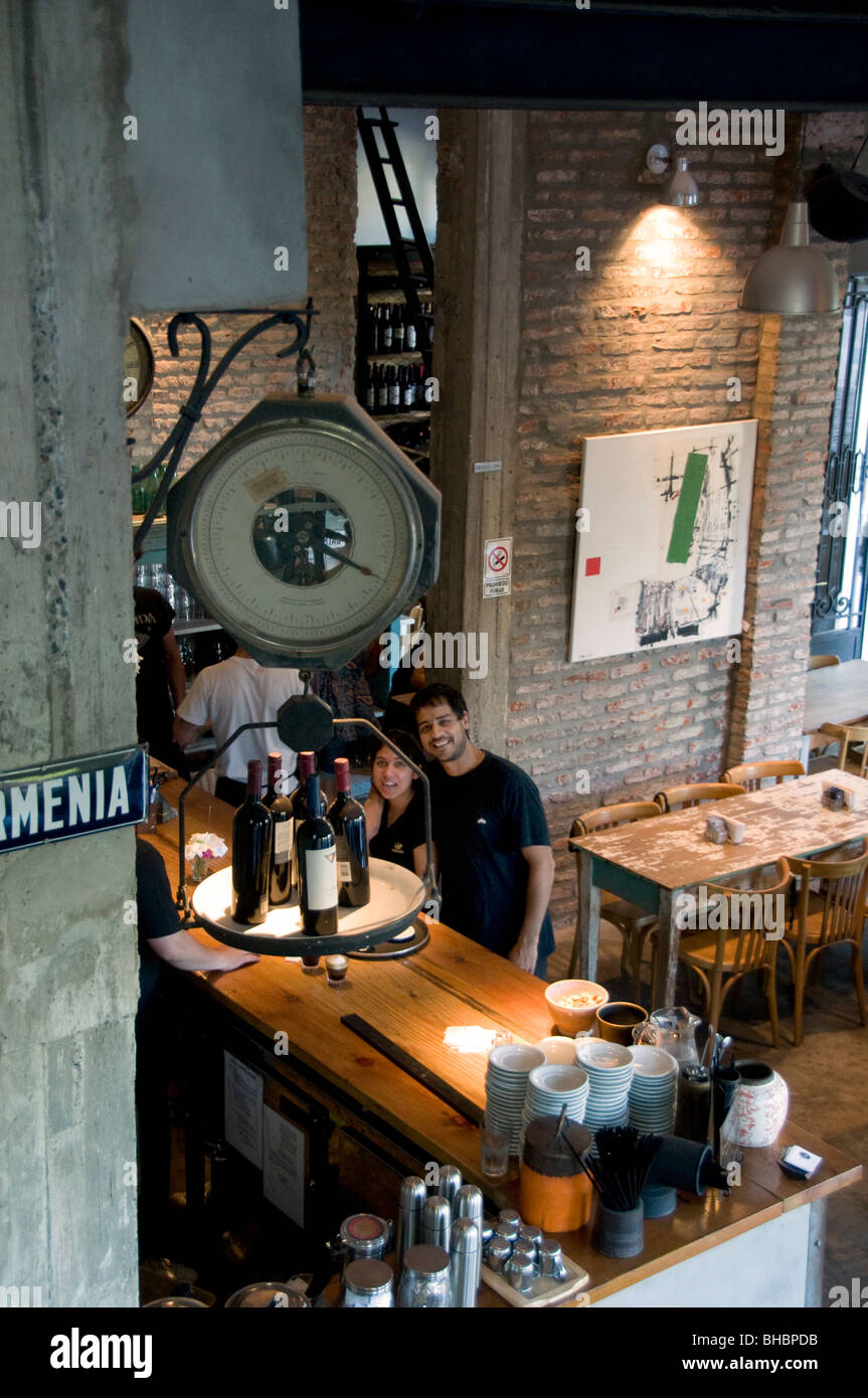 Palermo Viejo Soho Pub Bar Café Restaurant de Buenos Aires Argentine Banque D'Images