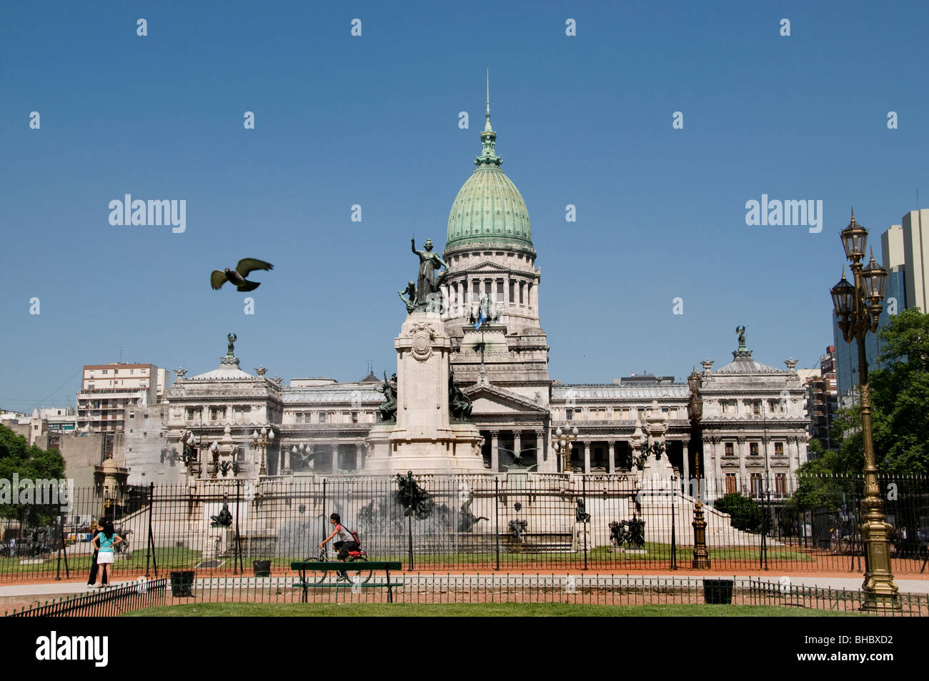 Palacio del Congreso des congrès de Buenos Aires Argentine Monserrat gouvernement Banque D'Images