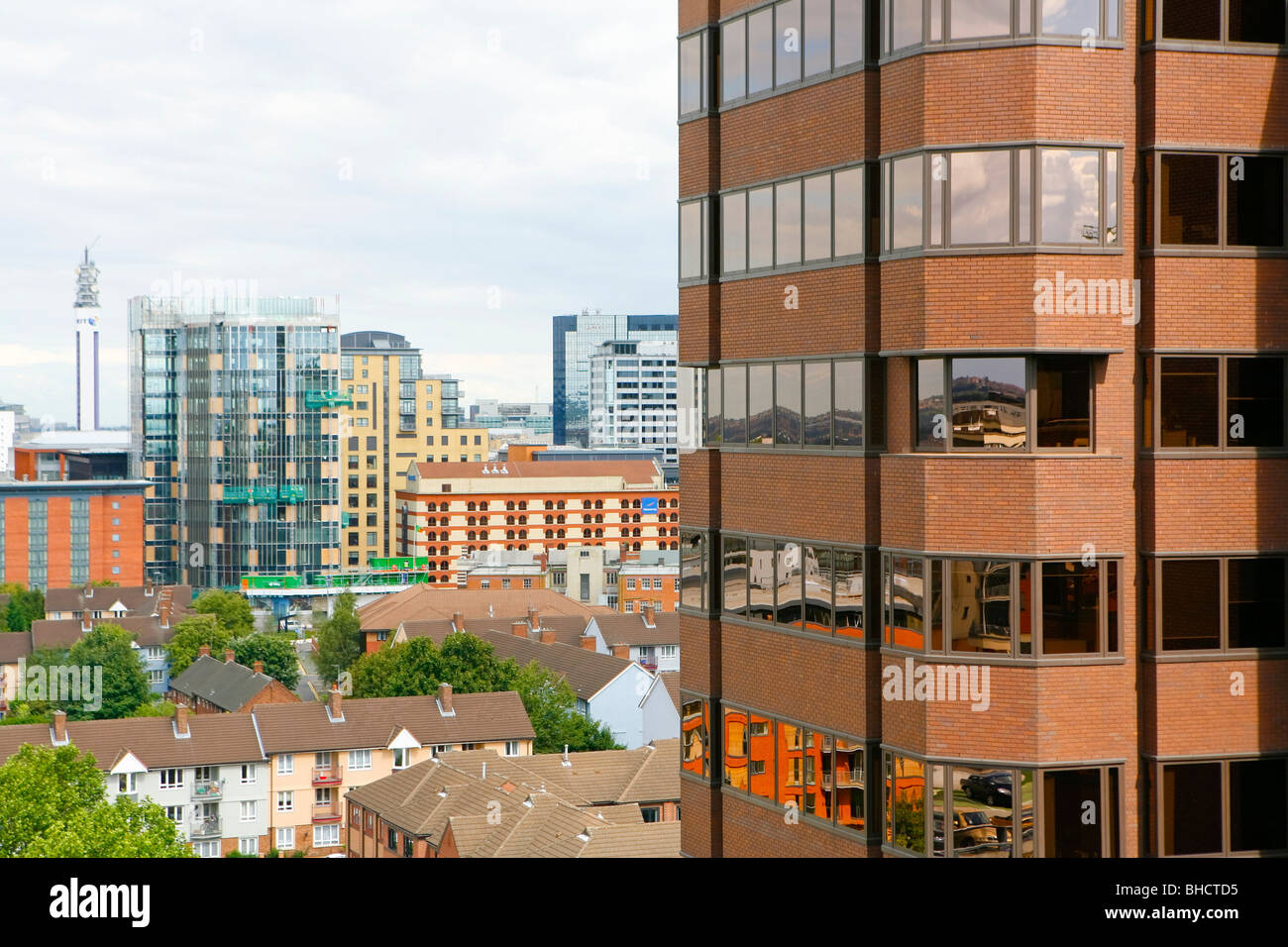 1 Hagley Road building sur Broad Street, Birmingham. Banque D'Images