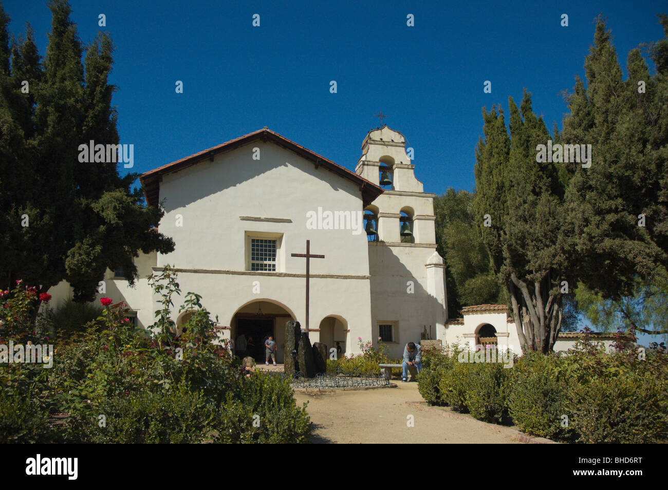 La mission de San Juan Bautista, California, USA Banque D'Images
