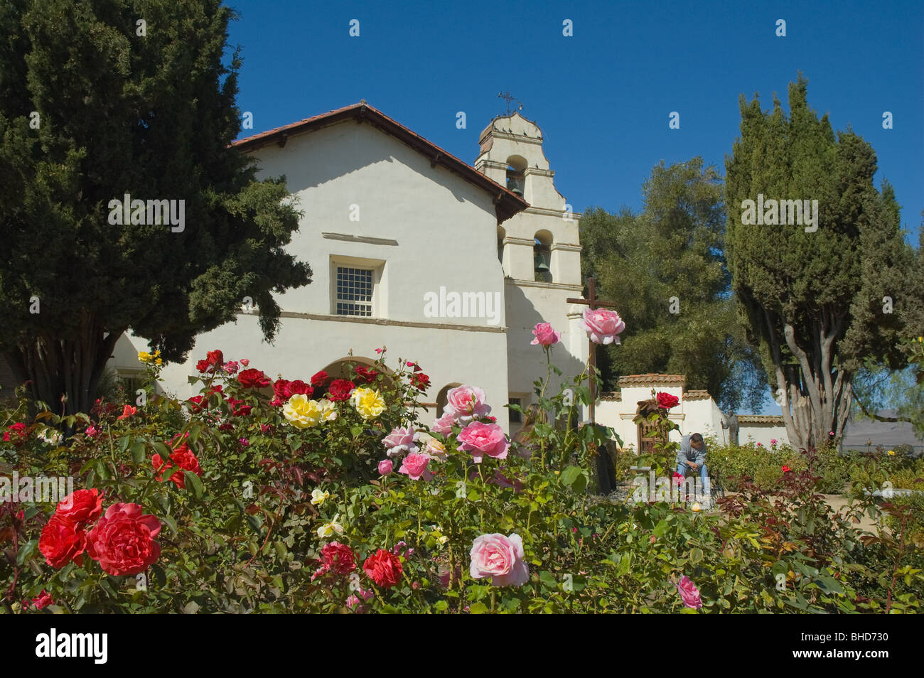 La mission de San Juan Bautista, California Banque D'Images